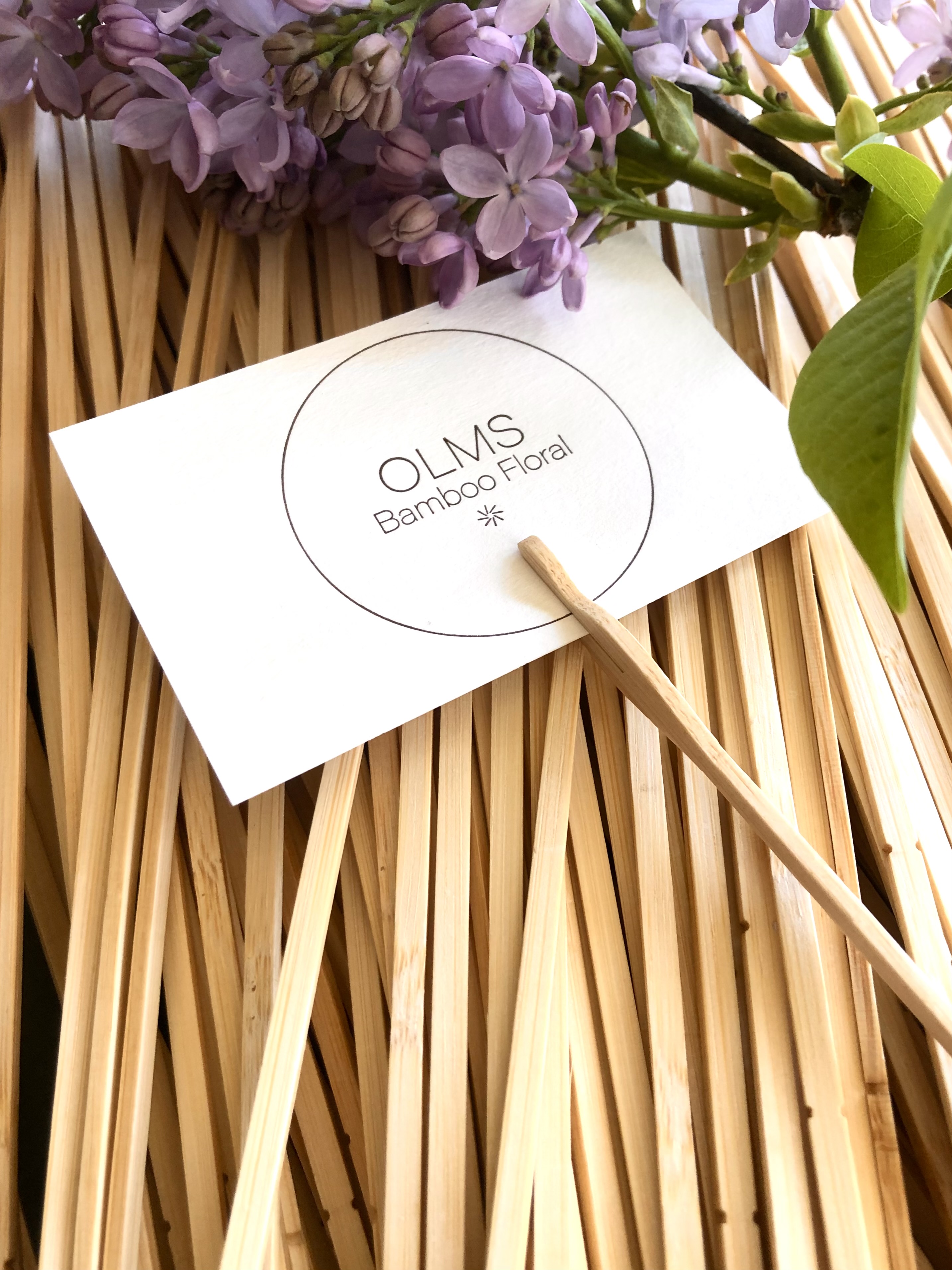OLMS - Bamboo Floral Sticks - 16"