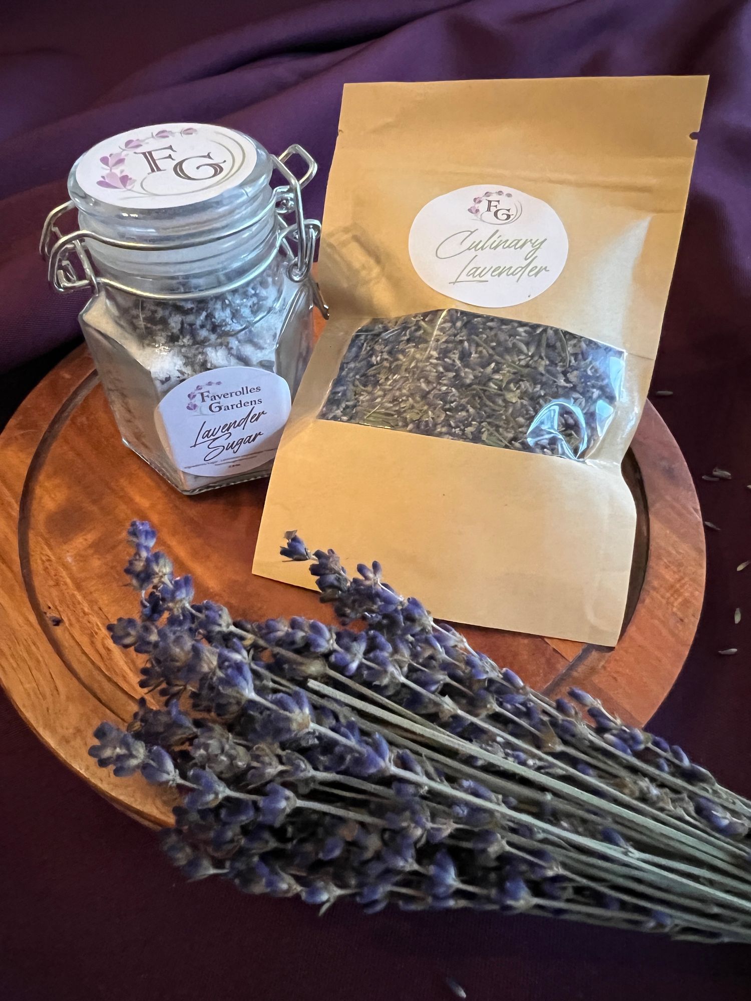 (Edible Flowers) Dried Culinary Lavender Buds 3 oz