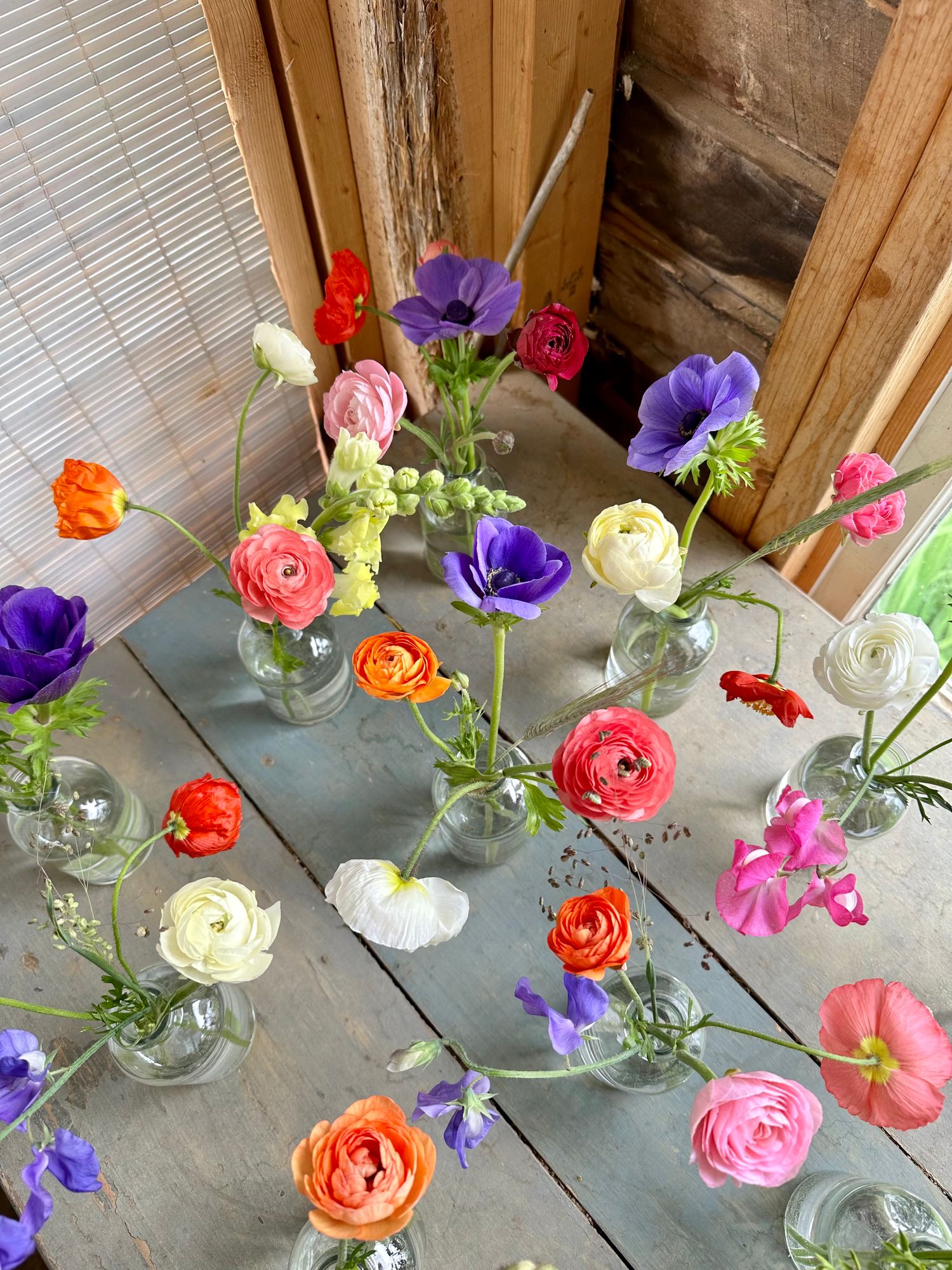 Tabletop Bud Vases