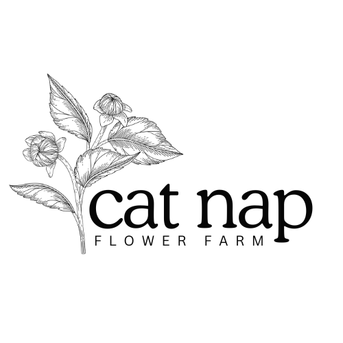 Cat Nap Flower Farm Logo