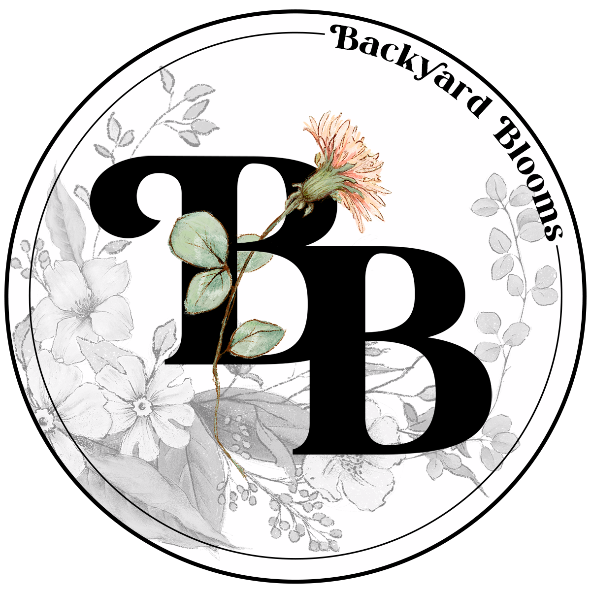 Backyard Blooms Logo