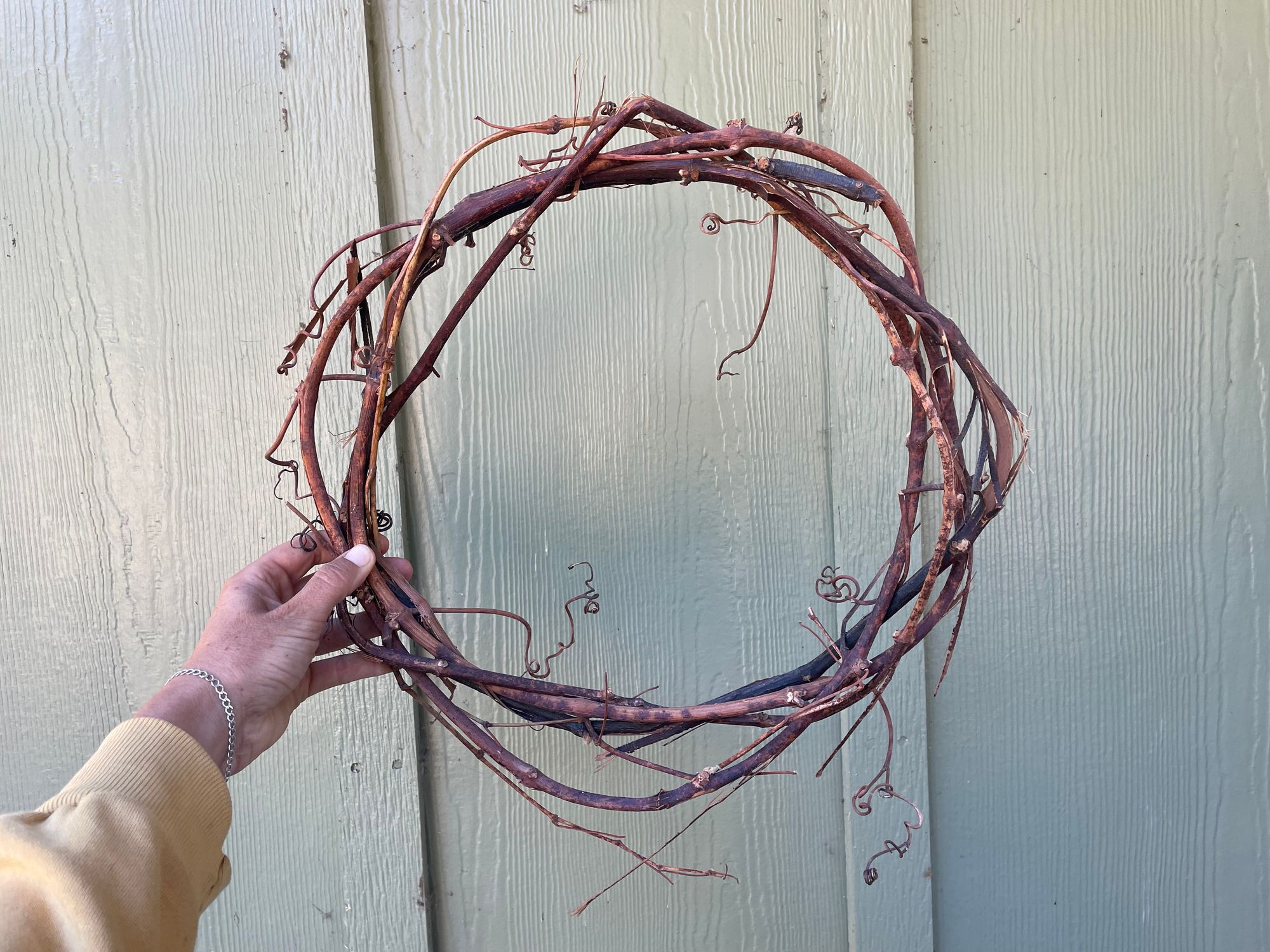 Grapevine wreath base