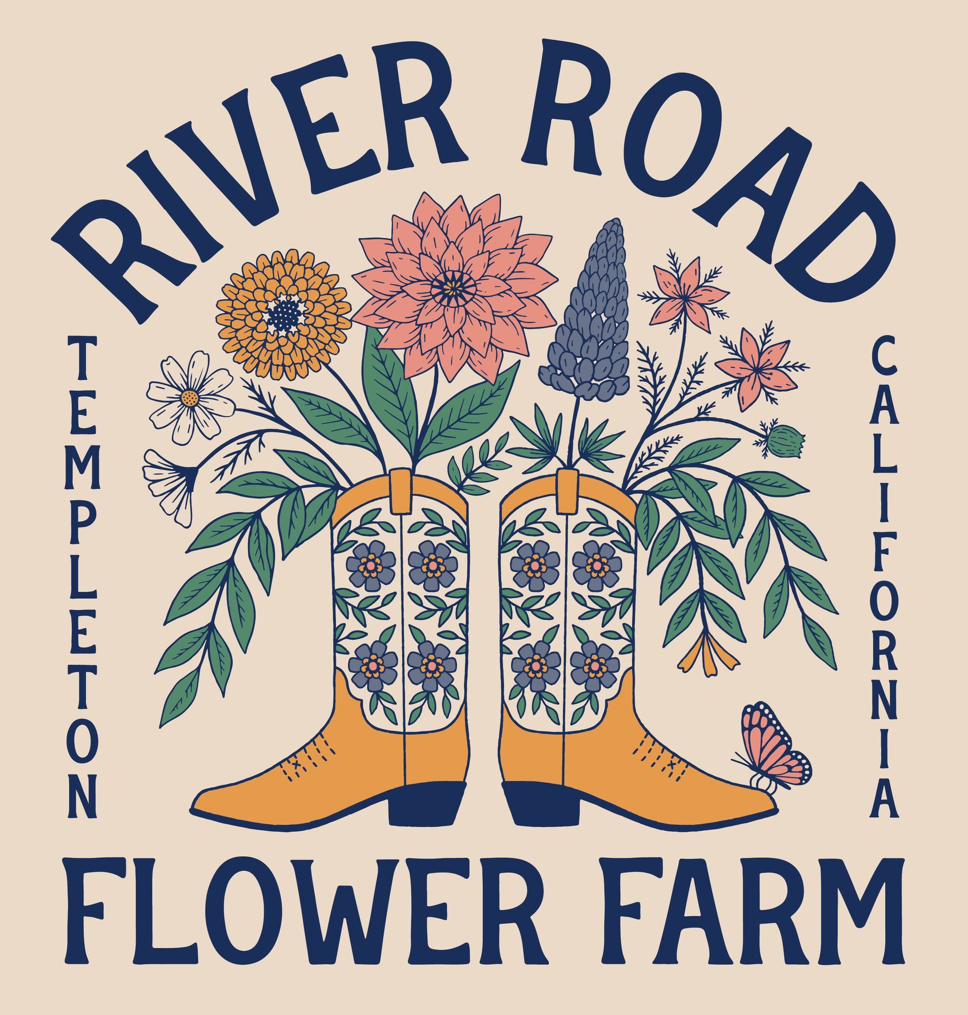 River Road Flower Farm Logo