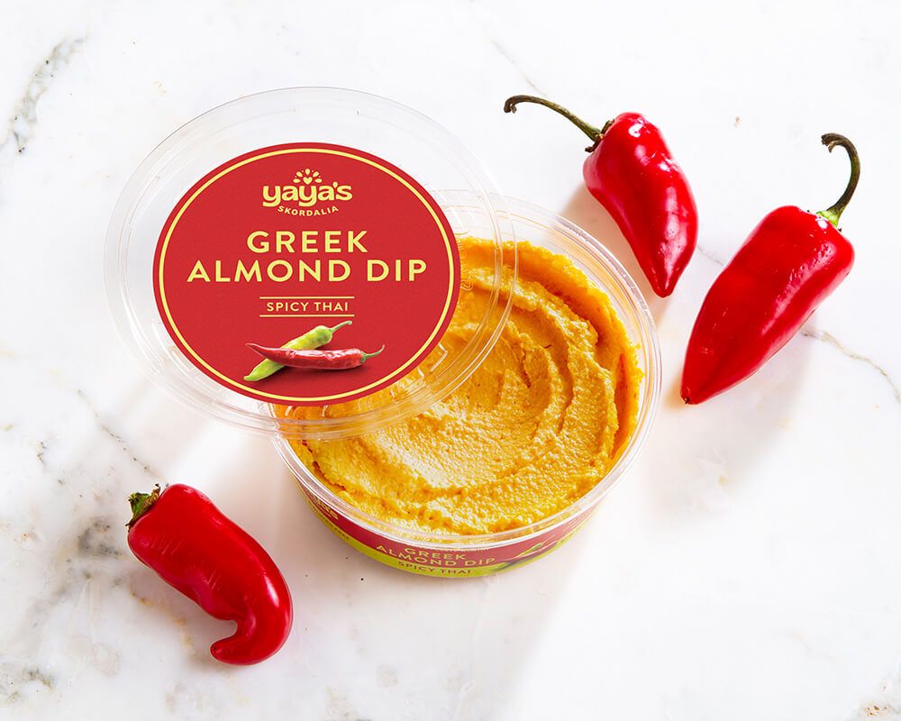 Misc. Produce: Value-Added Products: Almond Dip, Spicy Thai, 32oz