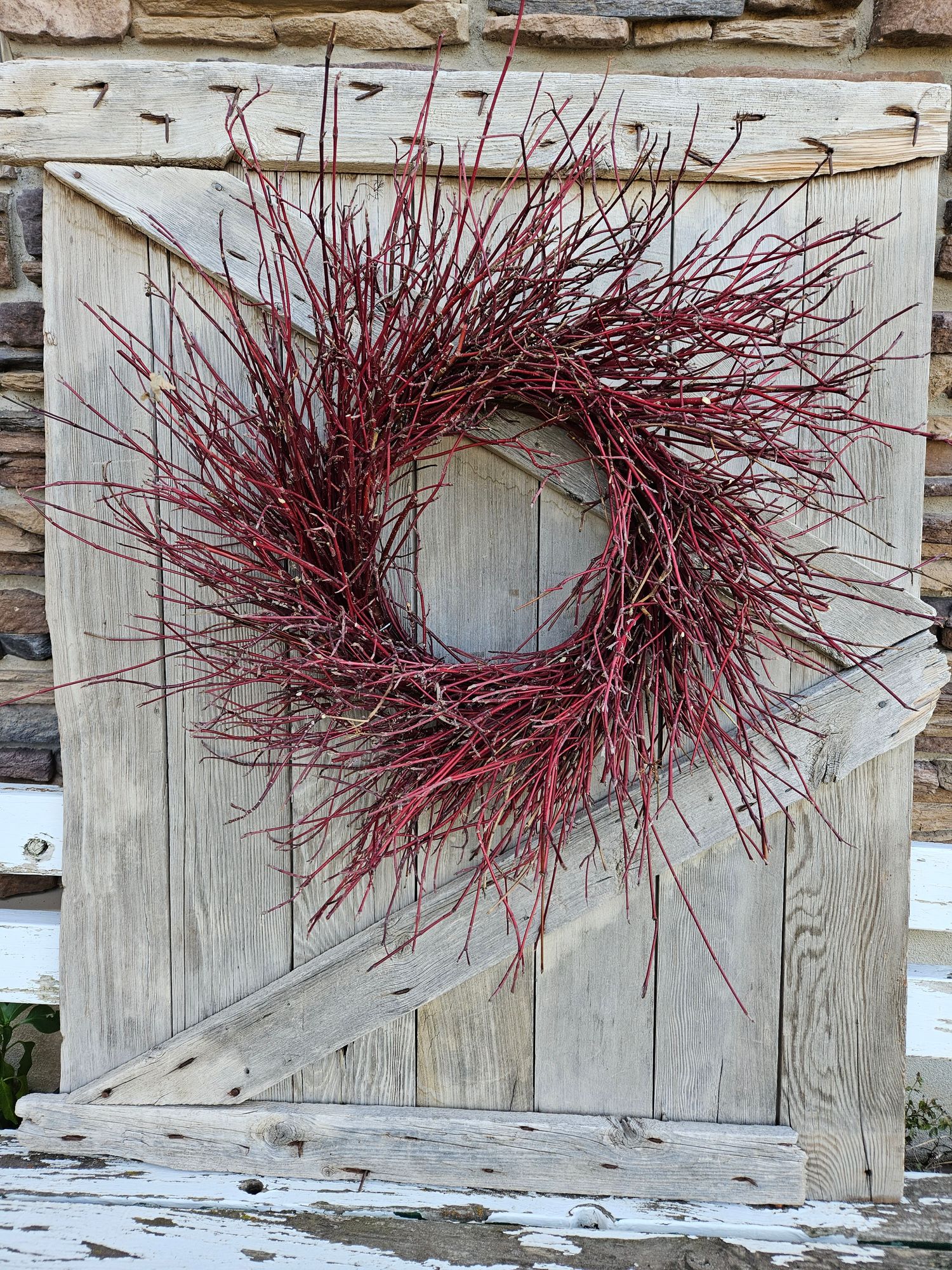 Redtwig Dogwood Wreath
