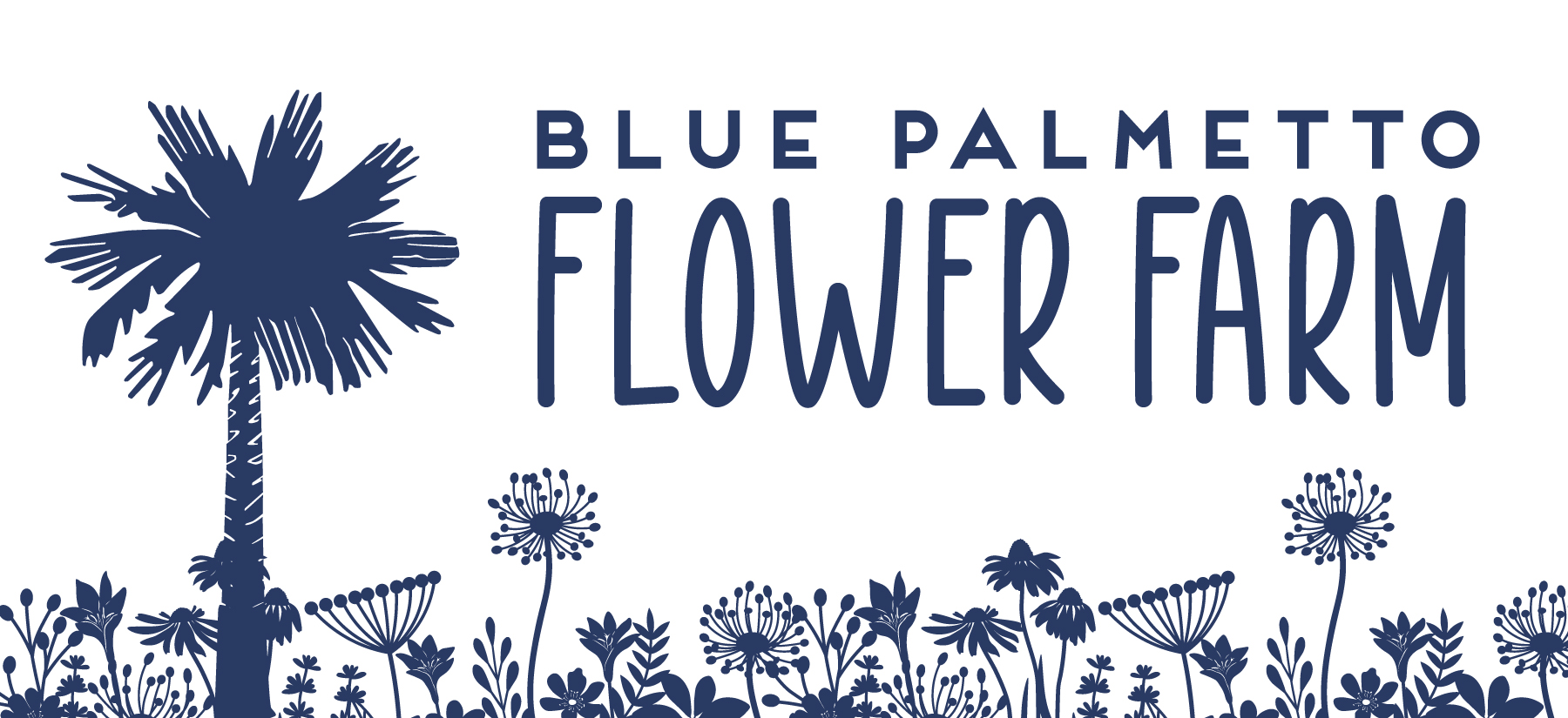 Blue Palmetto Flower Farm LLc Banner