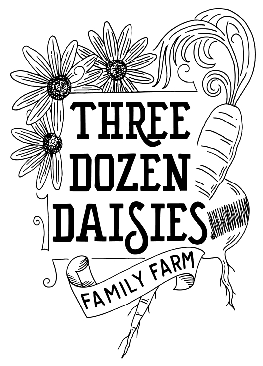 Three Dozen Daisies Farm Banner