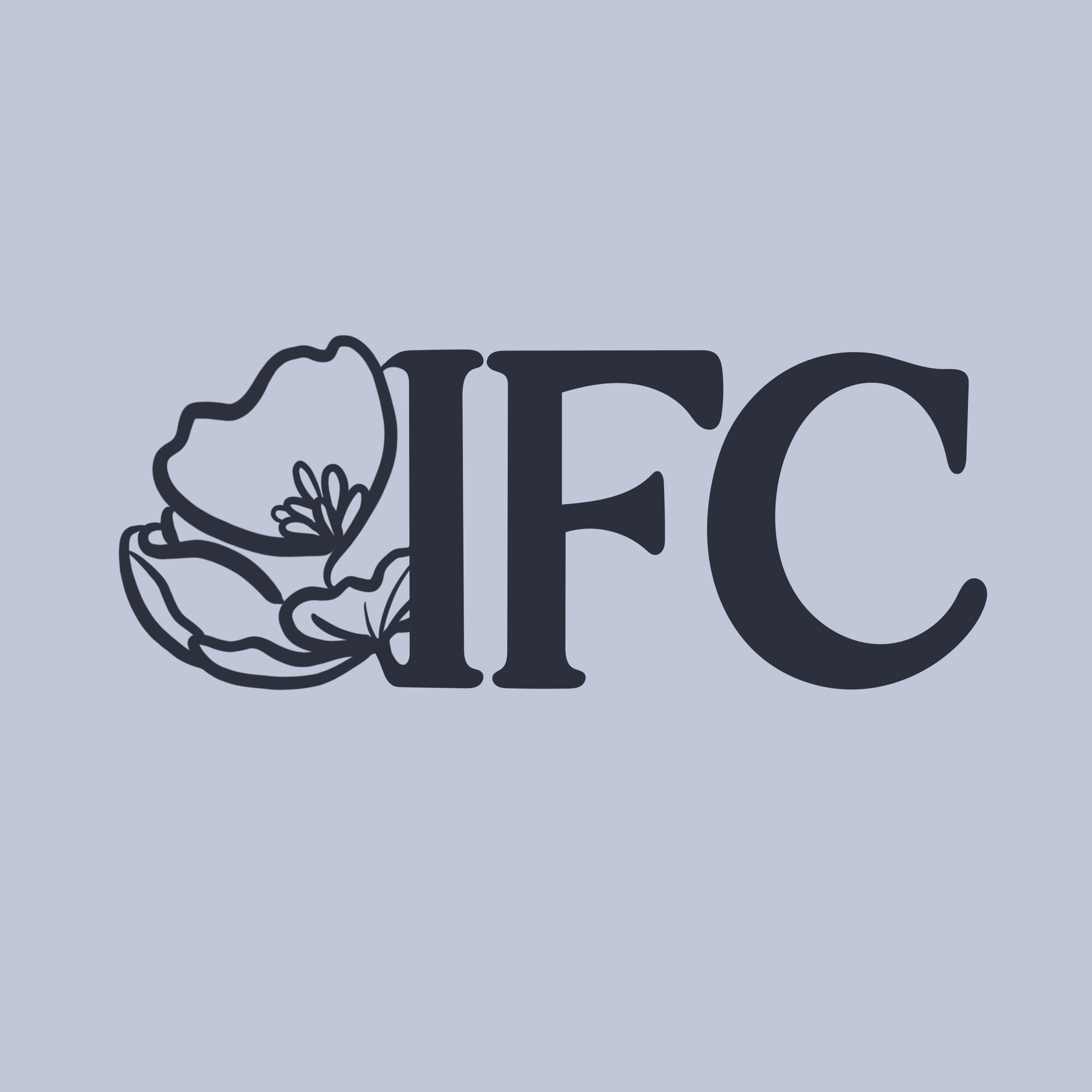 Indiana Floral Collective Logo