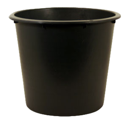 Black Florist Bucket