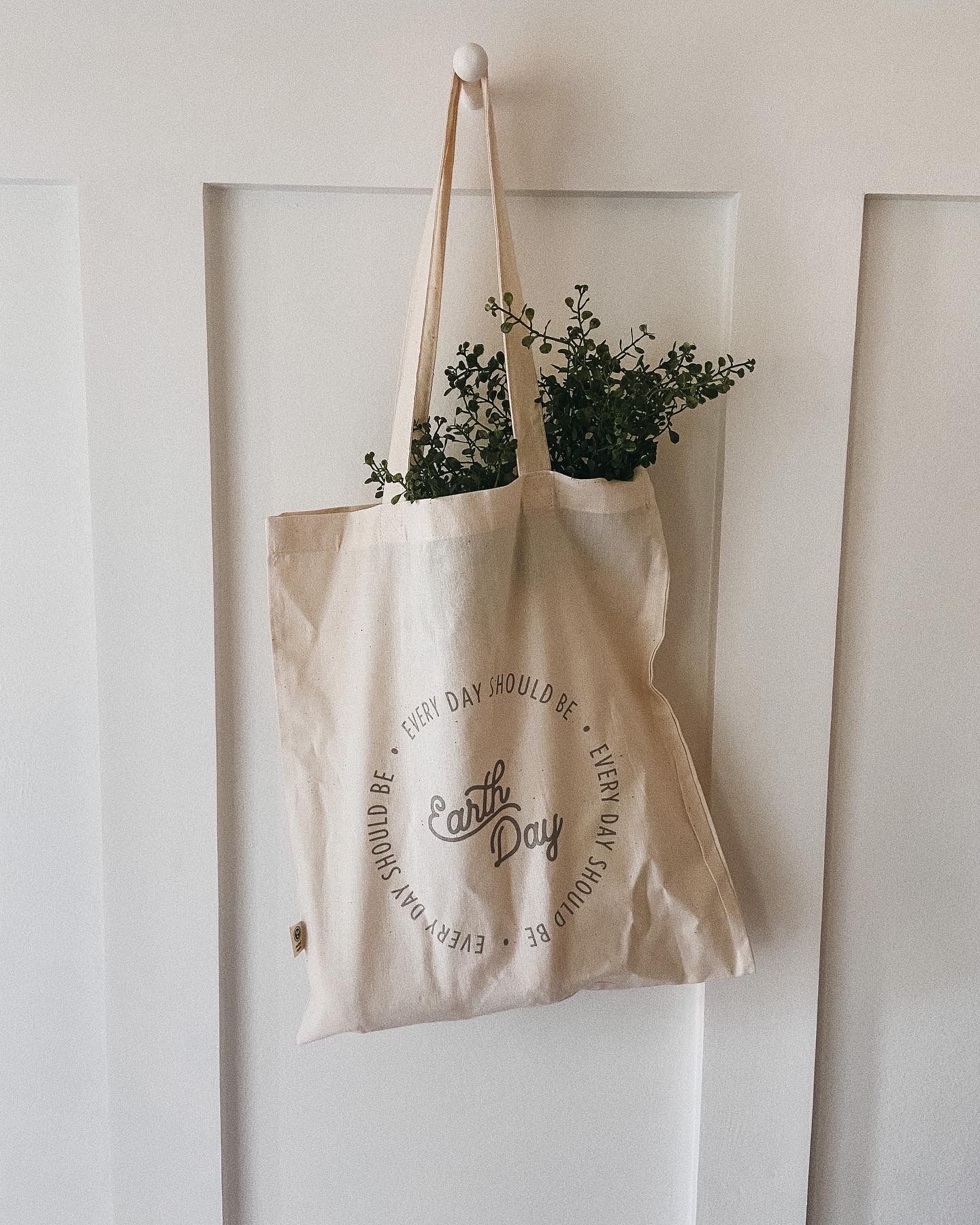 Earth Day Organic Cotton Tote