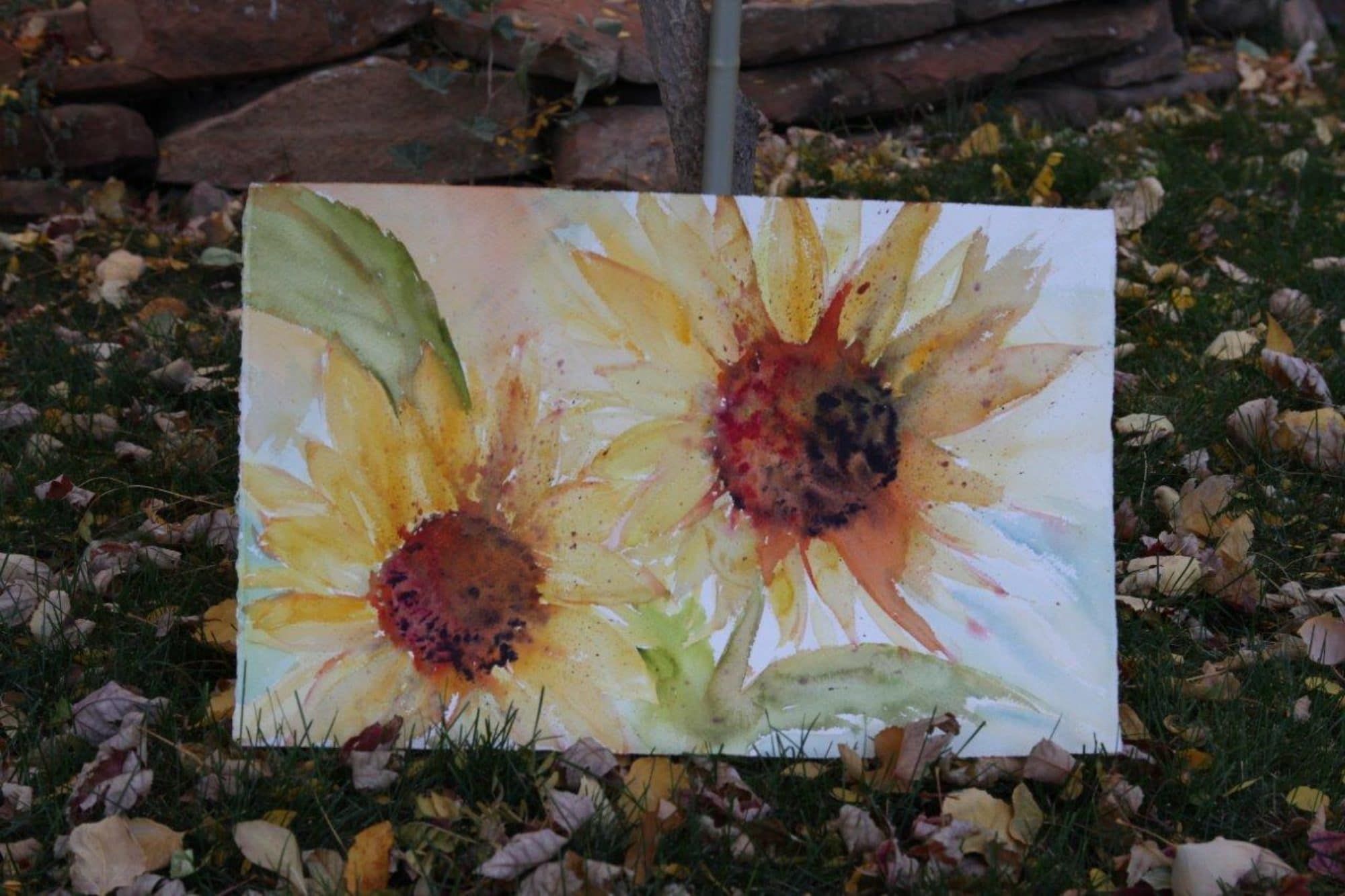 Sunflower Pair