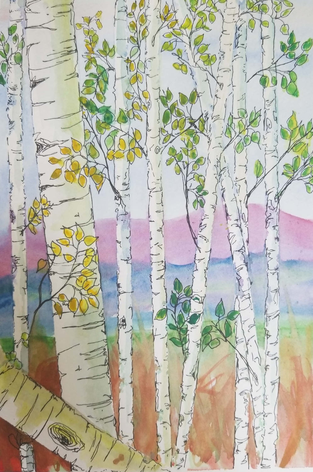 Aspen Grove meets the pastel foothills