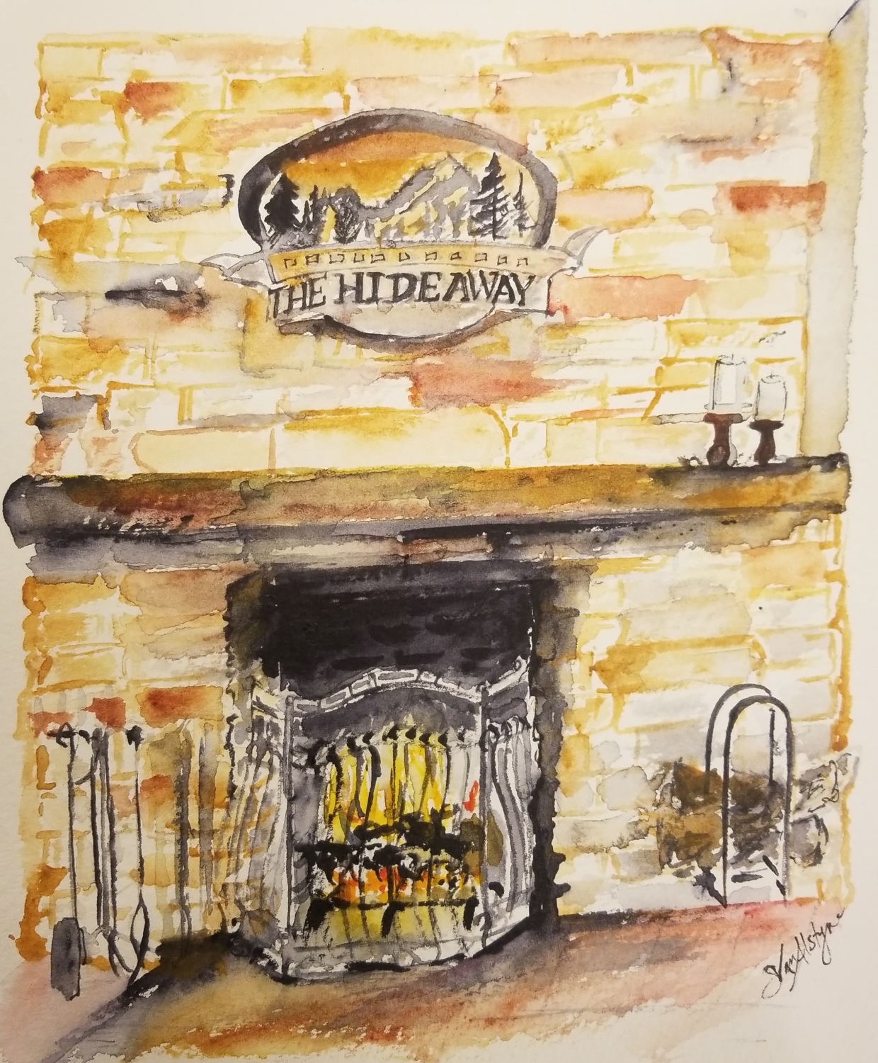 The Hideaway Fireplace, Monument, CO