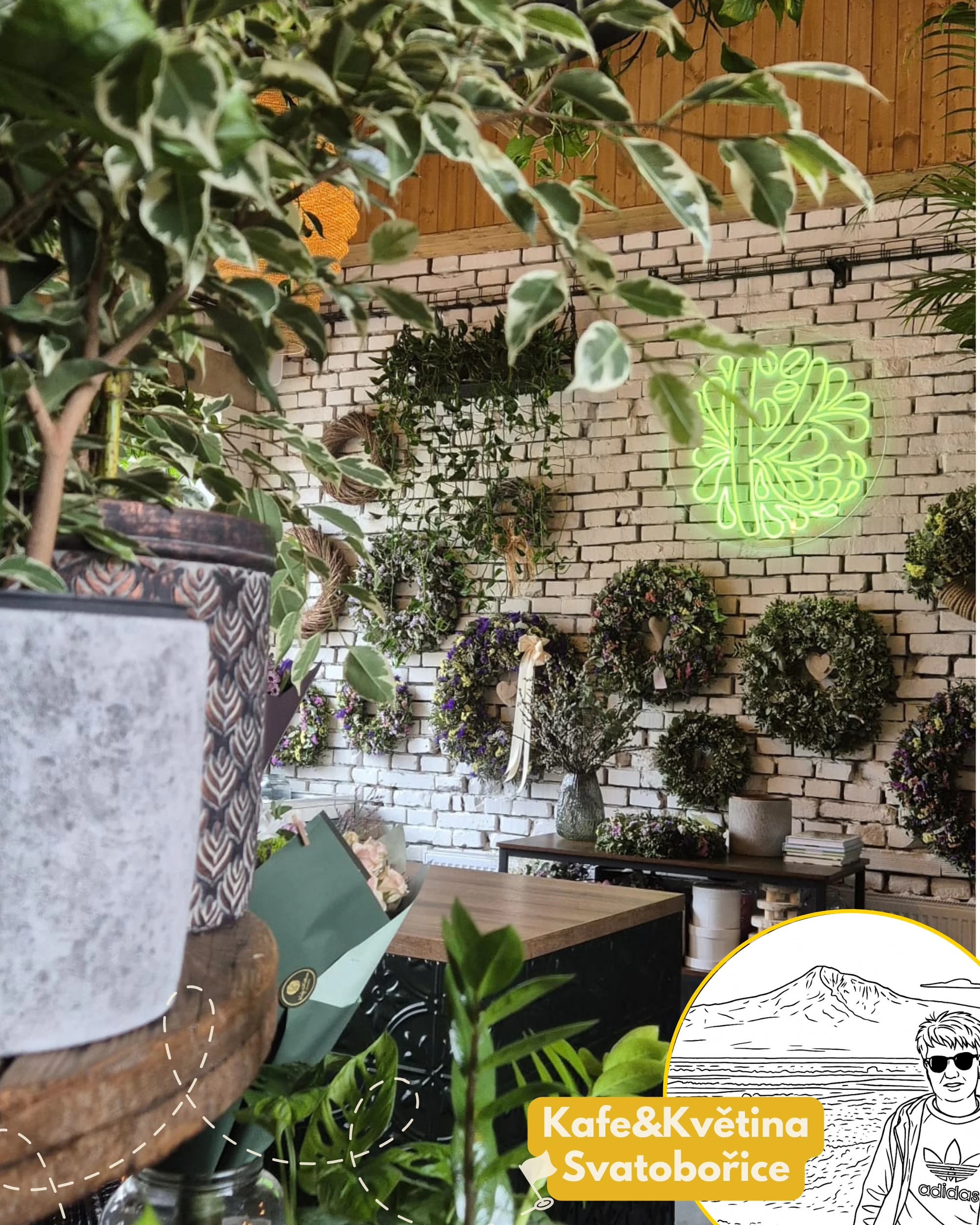 Kafe a Květina