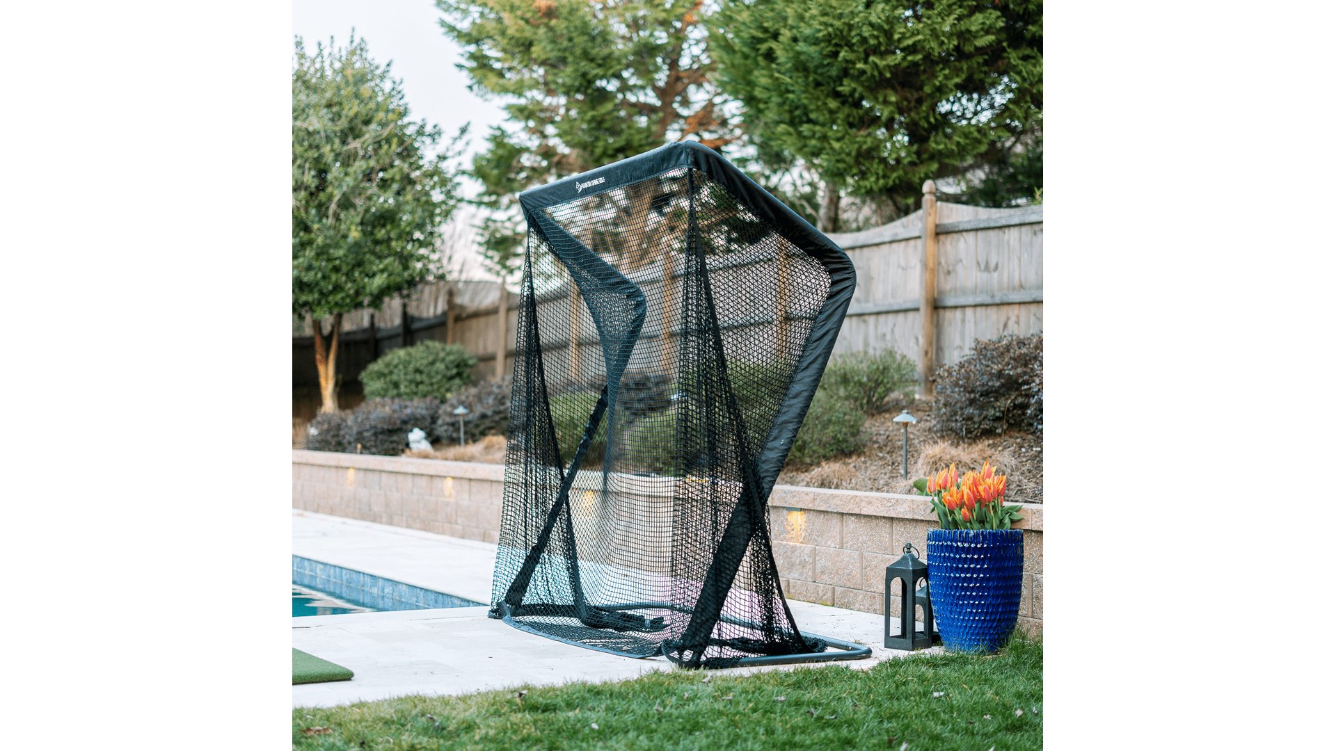 SwingNet Pro in a residential backyard