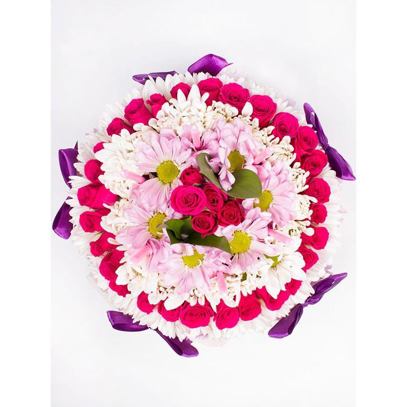 Foto 4 Torta de flores - Flores a domicilio Foto 4 Torta de flores - Flores a domicilio
