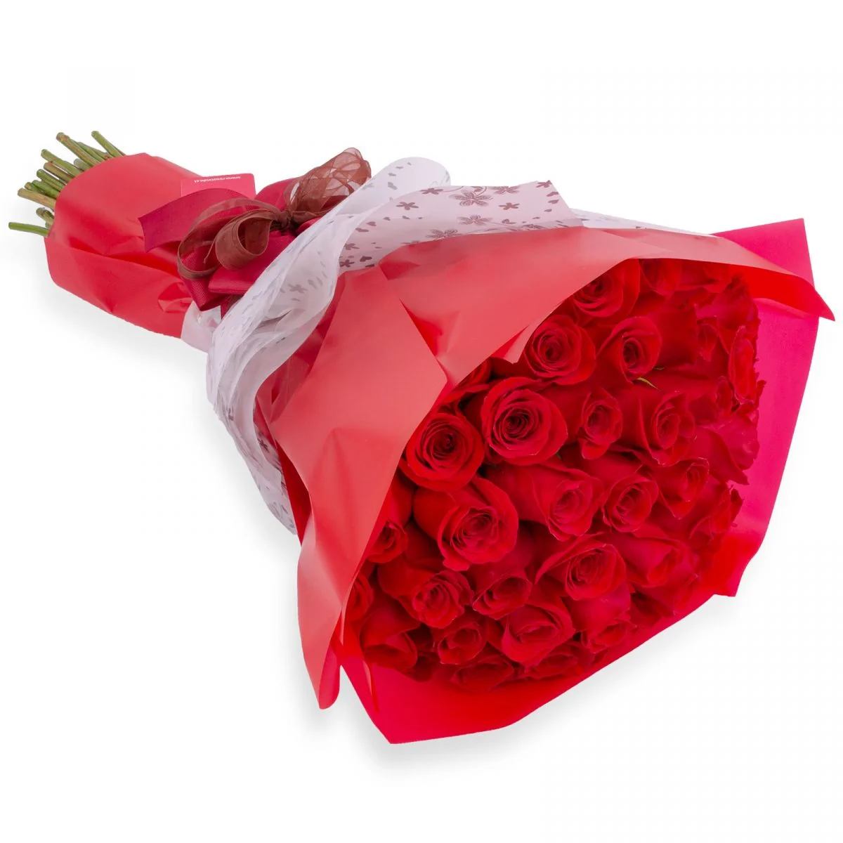 Foto principal Ramo de Rosas - Ramo circular con 50 rosas rojas