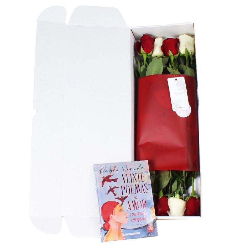 Foto 3 Pack Flowerbox Poemas de amor - Flores a domicilio Foto 3 Pack Flowerbox Poemas de amor - Flores a domicilio