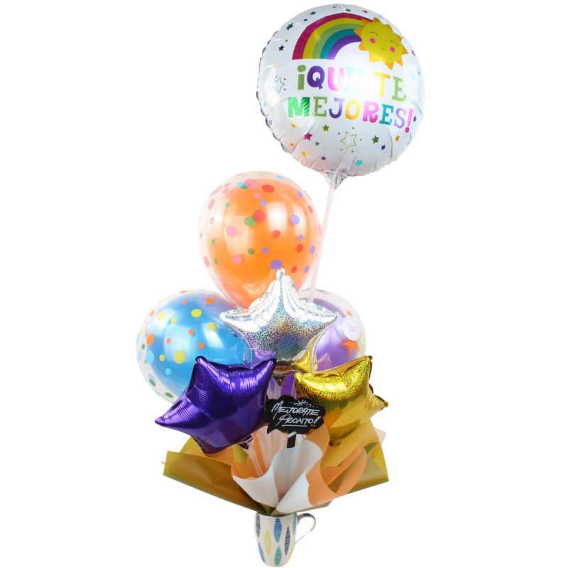 Flores a domicilio - Mix de globos: ¡Que te mejores! Flores a domicilio - Mix de globos: ¡Que te mejores!