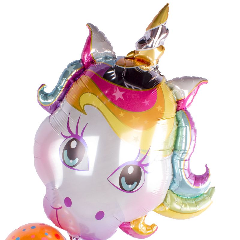 Foto 2 Mix de globos: Unicornio Mágico Cumpleaños - Flores a domicilio Foto 2 Mix de globos: Unicornio Mágico Cumpleaños - Flores a domicilio