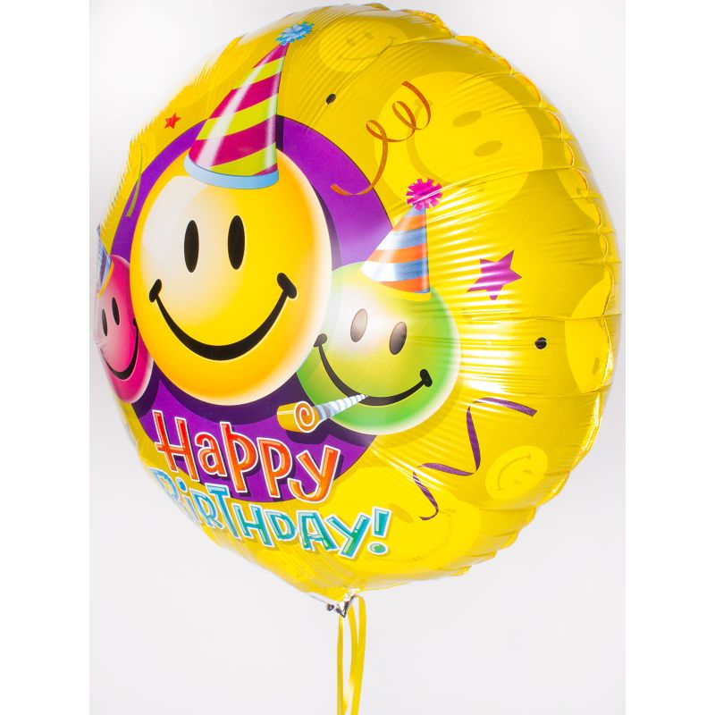 Foto 3 Globo Happy Birthday 35 cm - Flores a domicilio Foto 3 Globo Happy Birthday 35 cm - Flores a domicilio
