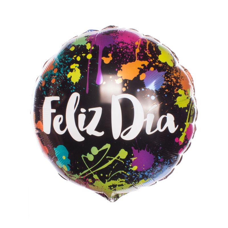 Flores a domicilio - Globo Feliz Día Colores 35 cm Flores a domicilio - Globo Feliz Día Colores 35 cm
