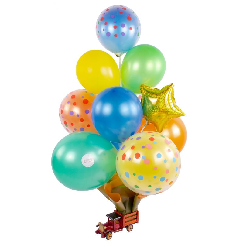 Flores a domicilio - Mix de globos: Camioncito Up Flores a domicilio - Mix de globos: Camioncito Up