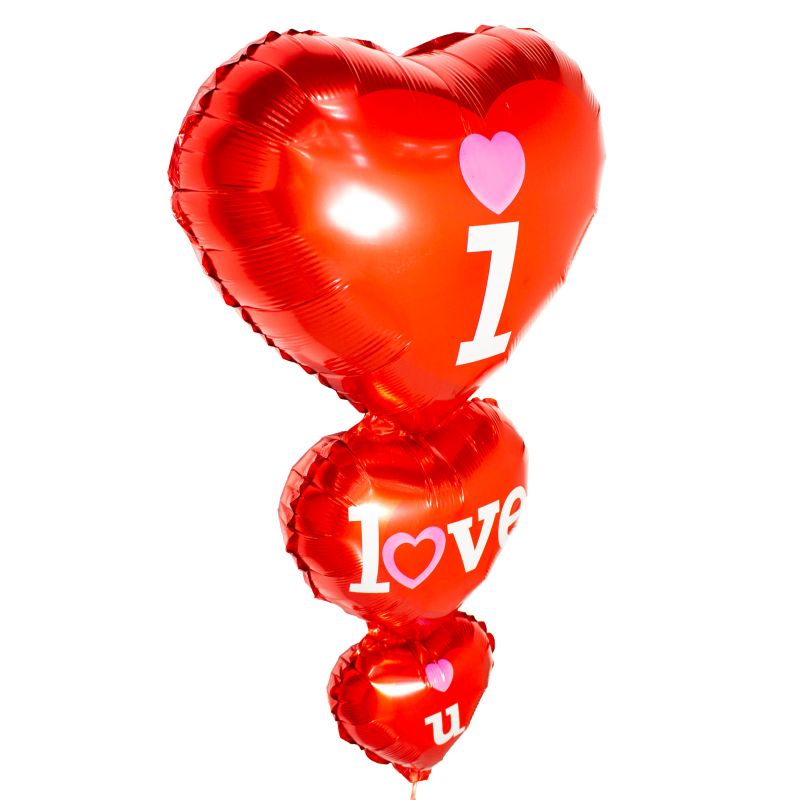 Foto 2 Globo I love U - Flores a domicilio Foto 2 Globo I love U - Flores a domicilio