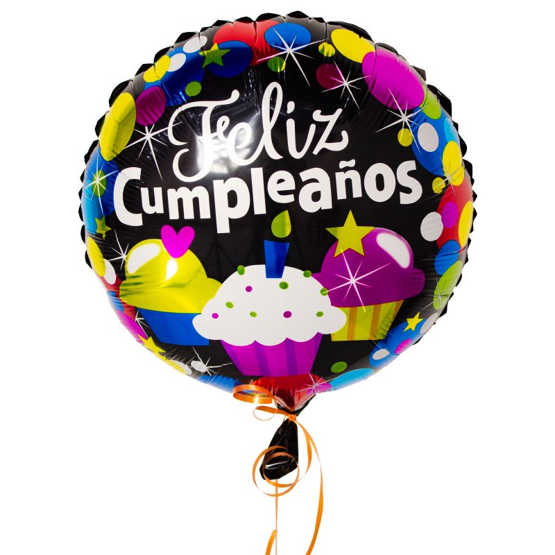 Globo Feliz Cumpleaños Cupcakes 35 cm Globo Feliz Cumpleaños Cupcakes 35 cm