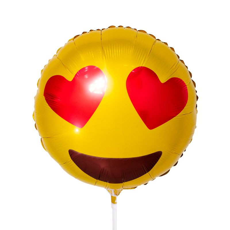 Flores a domicilio - Globo Emoticón Enamorado 35 cm Flores a domicilio - Globo Emoticón Enamorado 35 cm