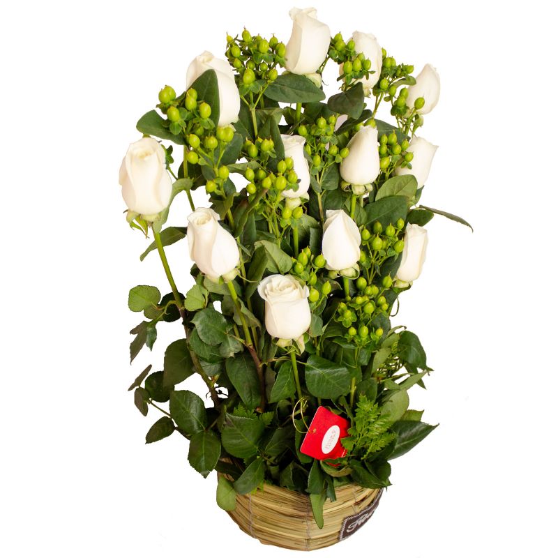 Foto 4 Jardín de rosas blancas - Flores a domicilio Foto 4 Jardín de rosas blancas - Flores a domicilio