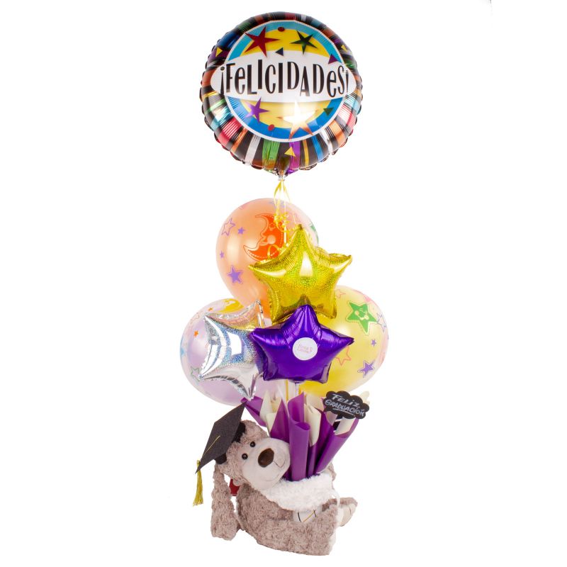 Flores a domicilio - Mix de Globos Graduación Flores a domicilio - Mix de Globos Graduación