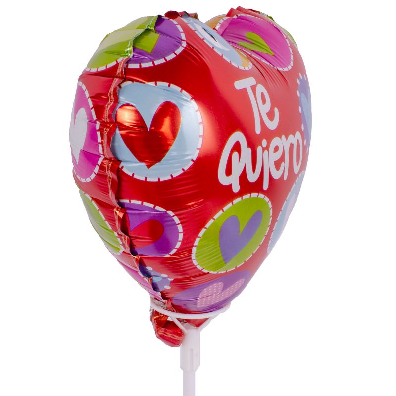 Foto 2 Globo CorazónTe quiero corazoncitos de colores 20cm - Flores a domicilio Foto 2 Globo CorazónTe quiero corazoncitos de colores 20cm - Flores a domicilio