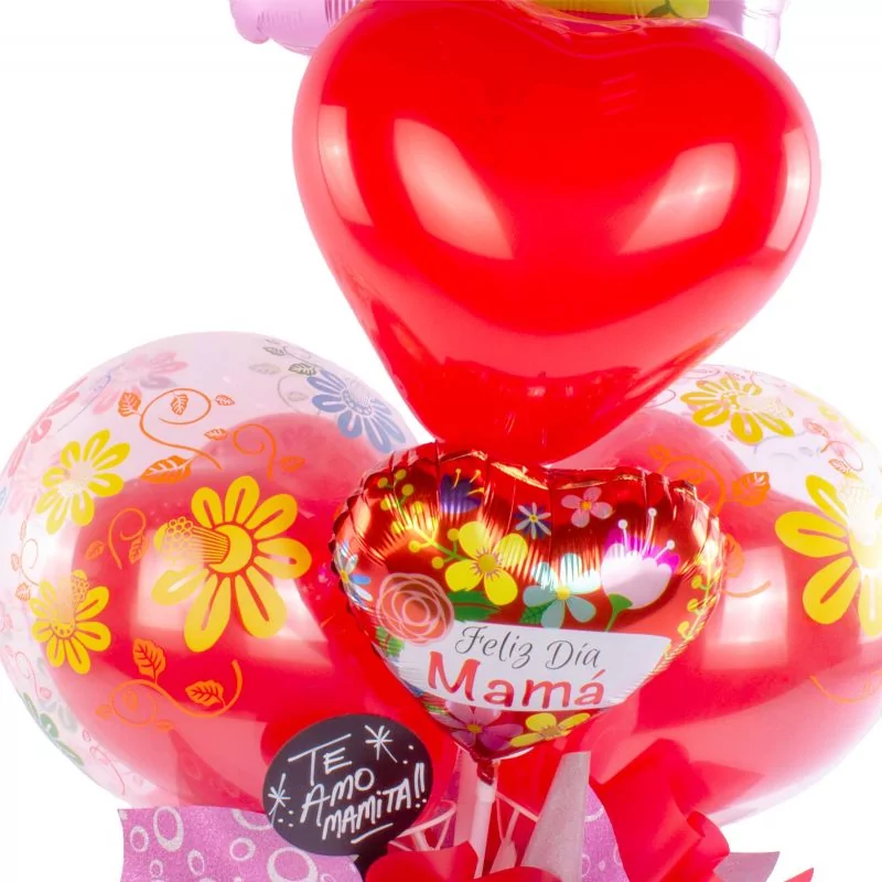 Foto 5 Mix de globos para Mamá - Arreglo de globos con motivo del día de las madres