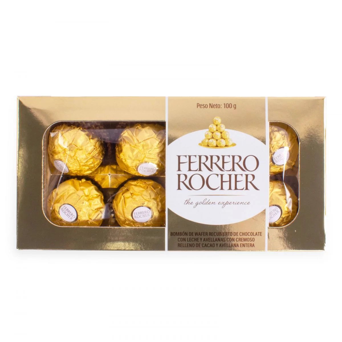 Foto principal Ferrero Rocher 100 grs Caja Dorada