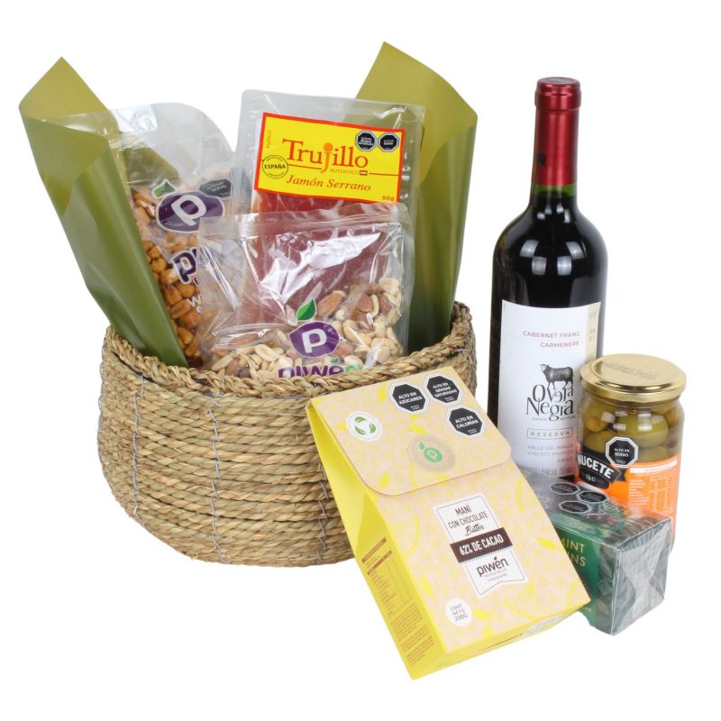 Foto 5 Set de Regalo Canasto de Vino - Flores a domicilio Foto 5 Set de Regalo Canasto de Vino - Flores a domicilio