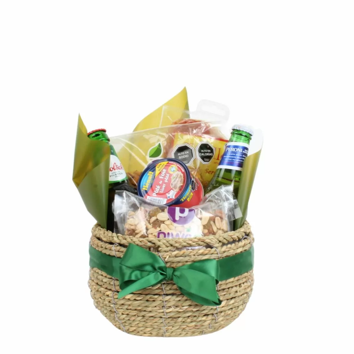 Foto principal Set de Regalo Lupulo - Canasto de regalo con cervezas, Prosciutto y picoteo