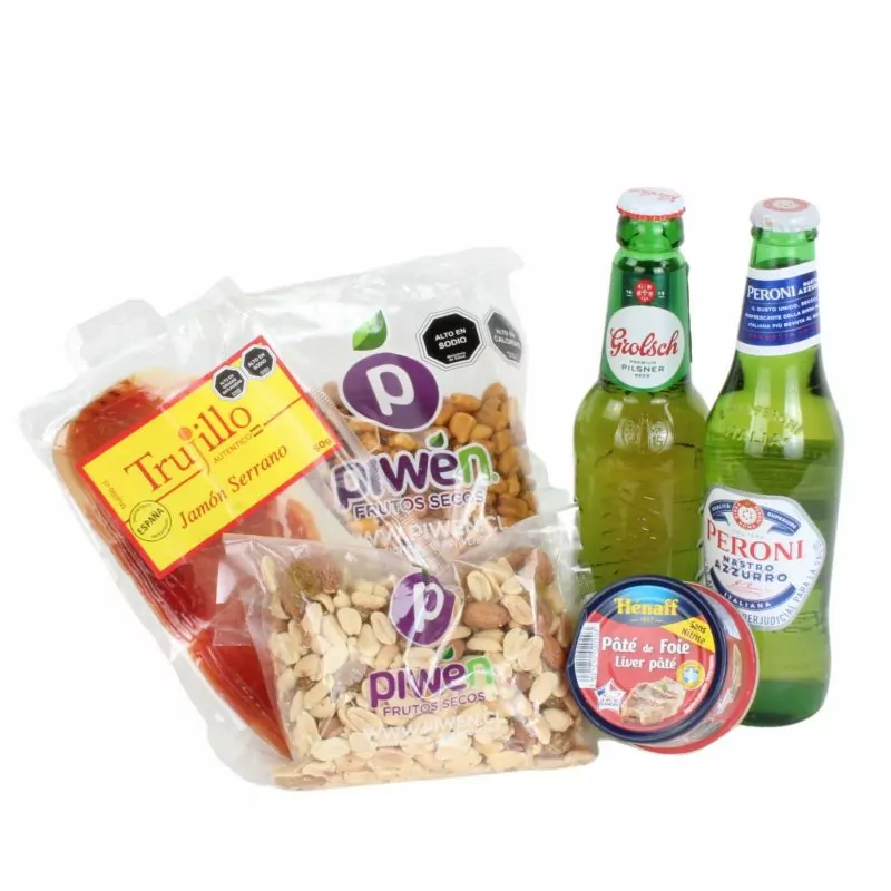 Foto 5 Set de Regalo Lupulo - Canasto de regalo con cervezas, Prosciutto y picoteo