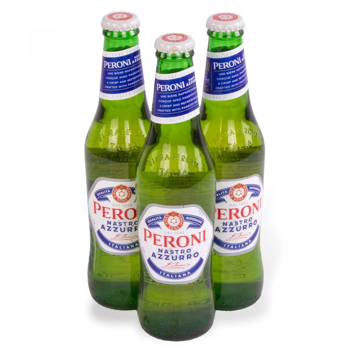 Foto principal Set de 3 Cervezas Peroni - Trio de cervezas Peroni de 330 ml