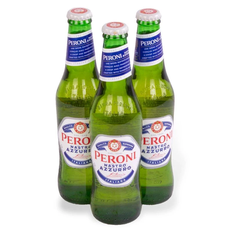 Set de 3 Cervezas Peroni - Trio de cervezas Peroni de 330 ml
