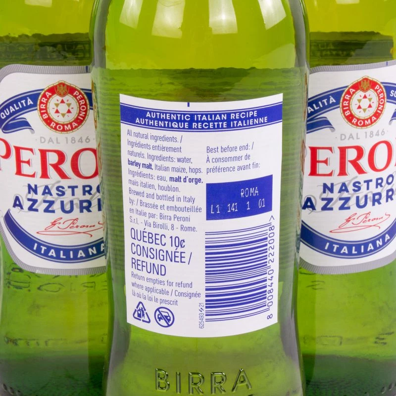 Foto 5 Set de 3 Cervezas Peroni - Trio de cervezas Peroni de 330 ml