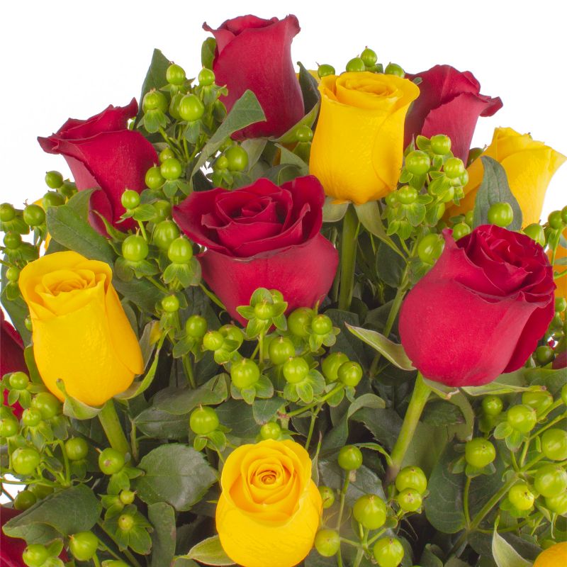 Foto 5 Love Mix Rojo/Amarillo - Flores a domicilio Foto 5 Love Mix Rojo/Amarillo - Flores a domicilio