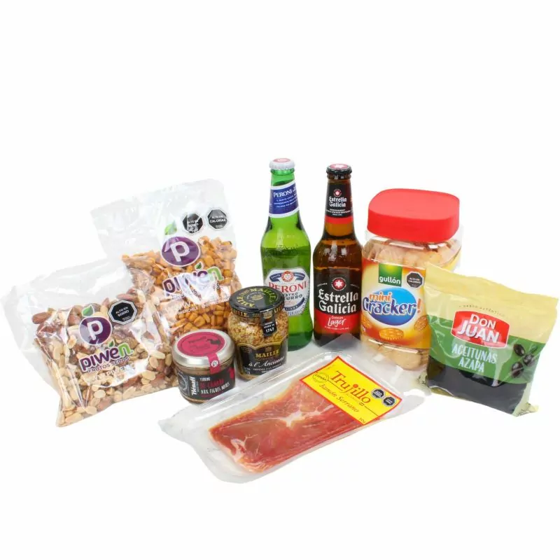 Foto 5 Set de Regalo Cebada - Canasto de mimbre con cervezas, paté, tostadas y picoteos