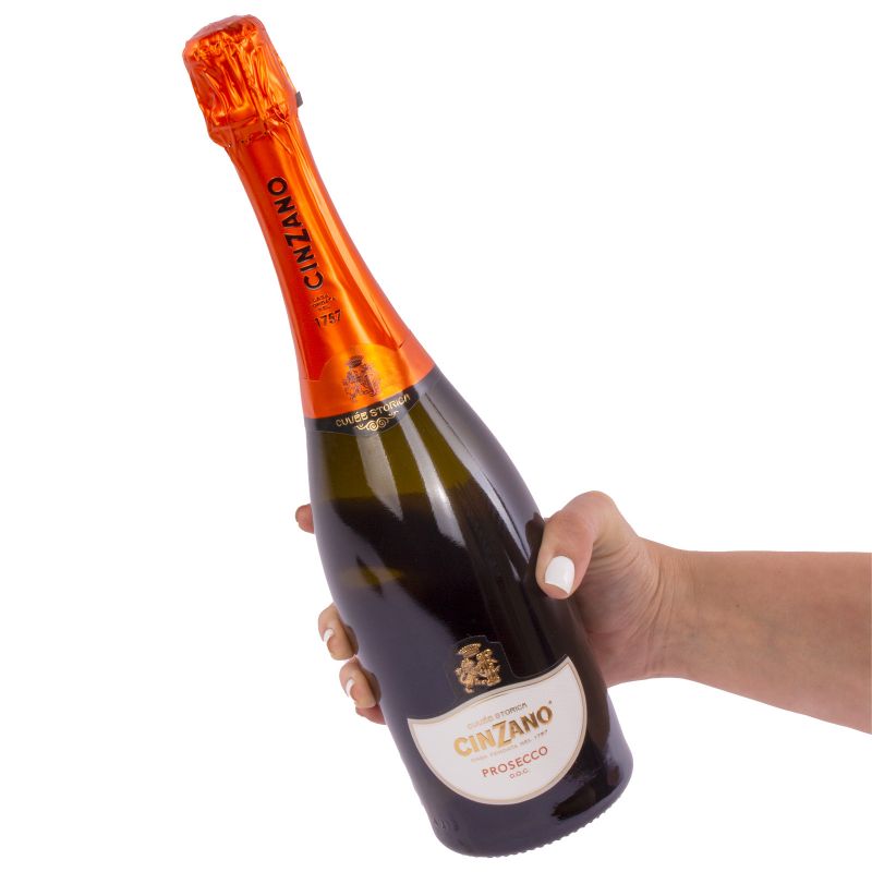 Foto con persona Espumante Cinzano Prosecco 750 ml - Flores a domicilio Foto con persona Espumante Cinzano Prosecco 750 ml - Flores a domicilio