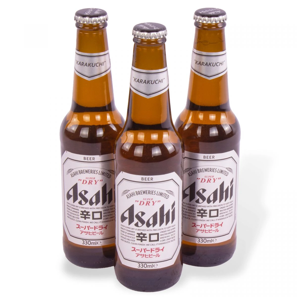 Foto principal Set de 3 Cervezas Asahí - Trio de cervezas Asahí de 330 ml