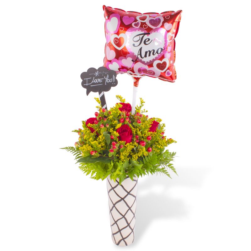 Flores a domicilio - Día del amor en columna Flores a domicilio - Día del amor en columna