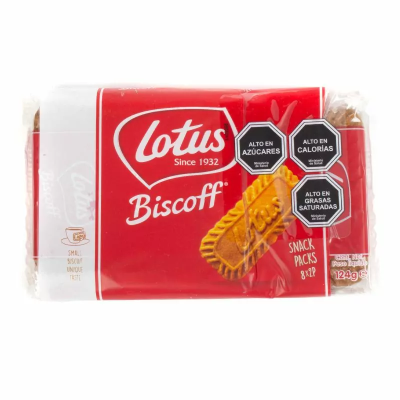 Galletas Lotus Biscoff - Galleta Lotus caramelizada de 124 grs