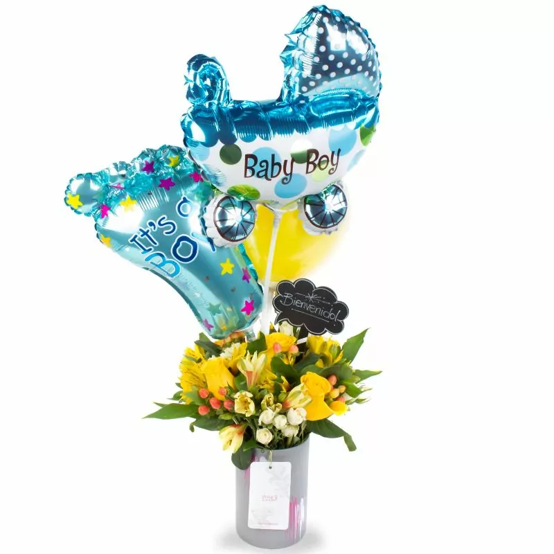 Globos de Helio para complementar tu regalos a domicilio - Florilandia  Express