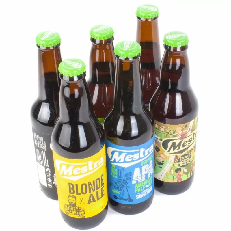 Foto 3 Pack 6 cervezas Mestra 330cc - Blonde Ale, Scotch Ale, Stout Ale, American Pale Ale, Amber Ale y Reserva