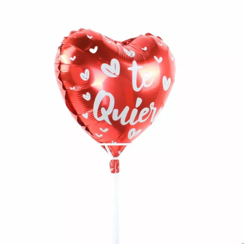 Foto 2 Globo Te quiero corazón rojo 20cm